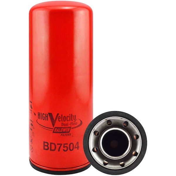 Oil Filter, Spin-On, Dual-Flow